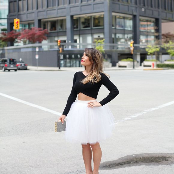 Black Criss-Cross Long Sleeve - Picture 2 of 5